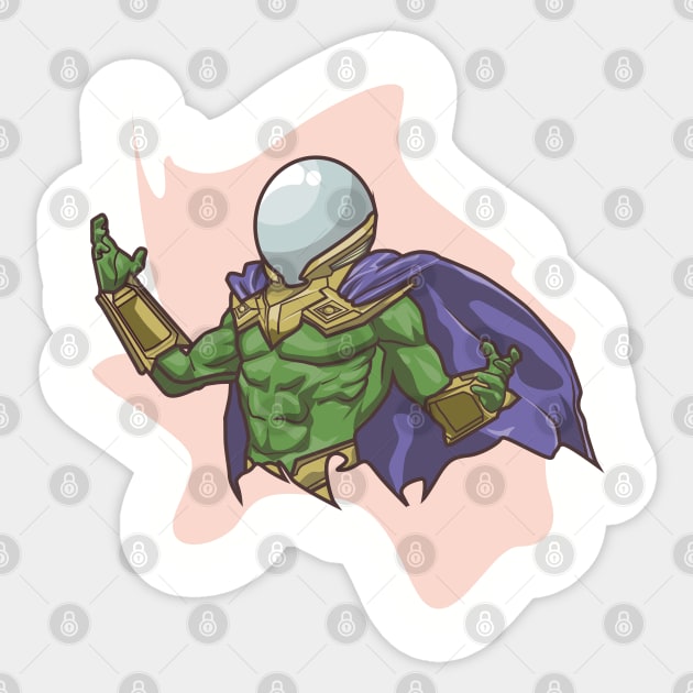 Mysterio Sticker by dbcreations25